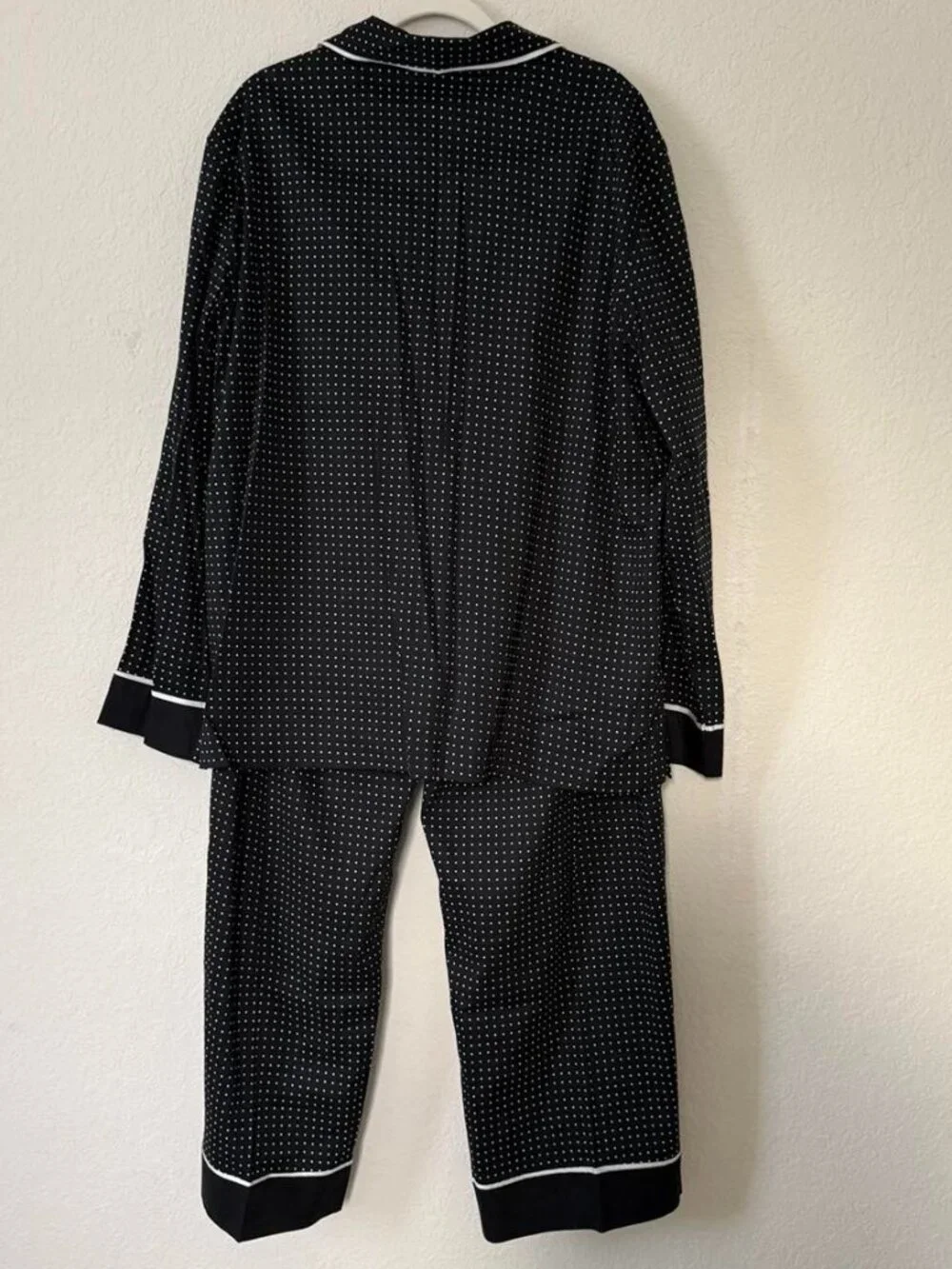 Pajamas Polka-Dot Cotton-Blend Lawn Sleep Set Lauren Size XL
